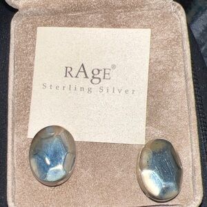 Rage Sterling Silver clip Earrings